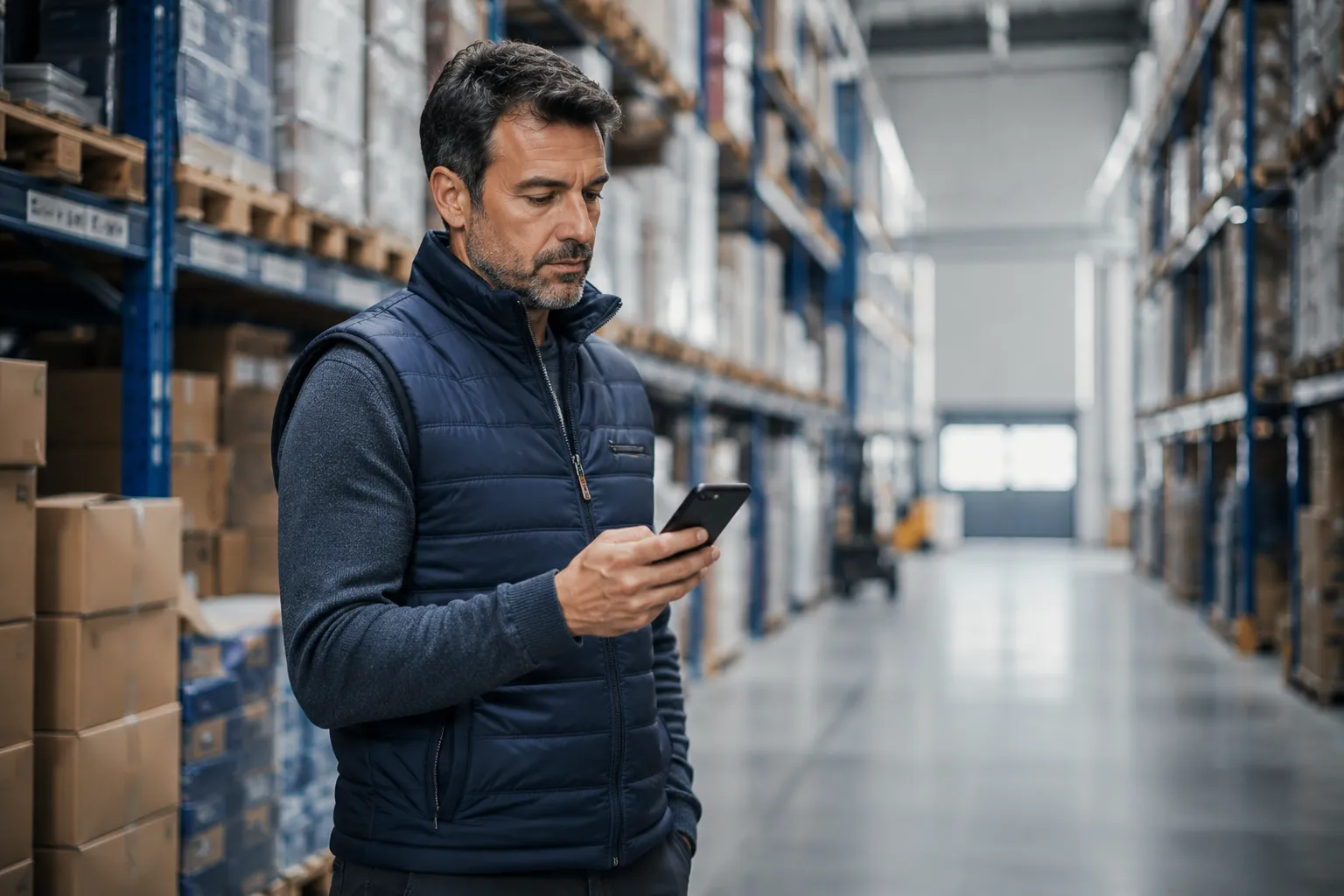 Entrepôt logistique d'un réseau de distribution B2B